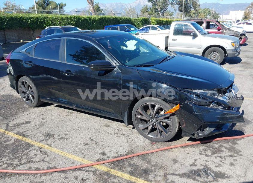 2019 Honda Civic SPORT (VIN 2HGFC2F86KH527941) main photo