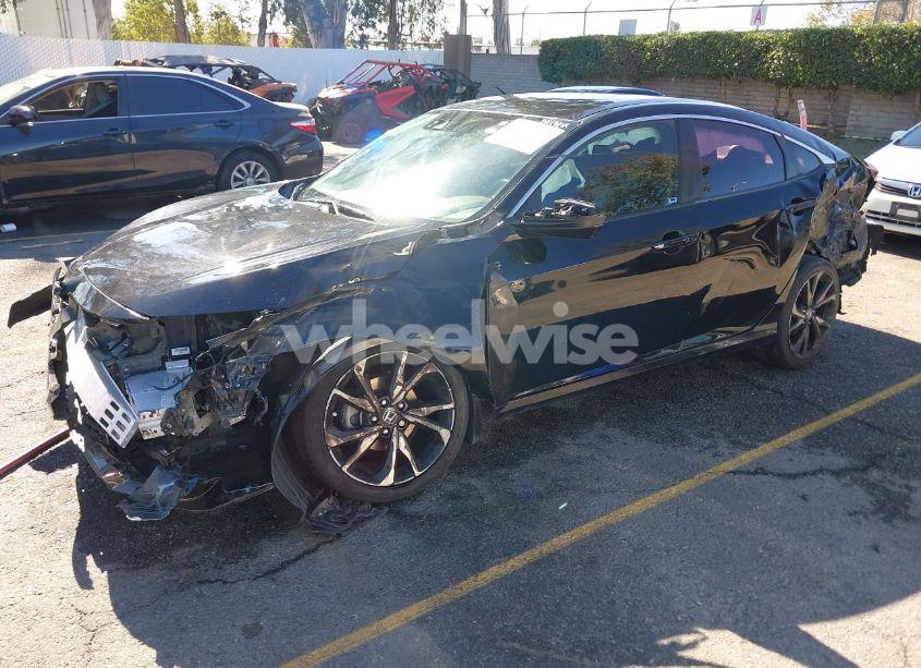 Photo 2 of 2019 Honda Civic SPORT (VIN 2HGFC2F86KH527941)