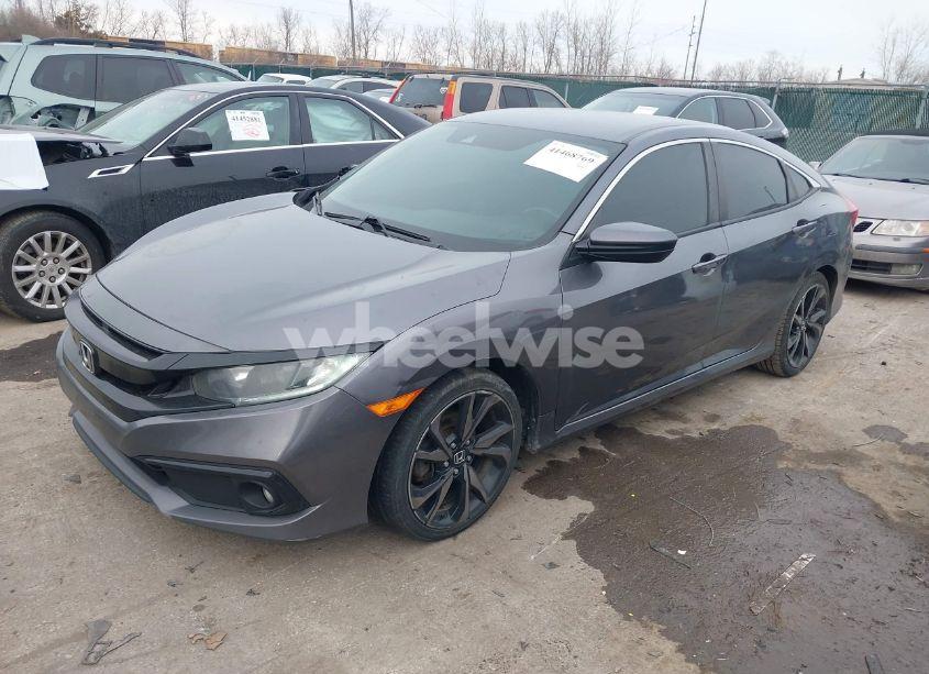 Photo 2 of 2019 Honda Civic SPORT (VIN 2HGFC2F86KH547185)