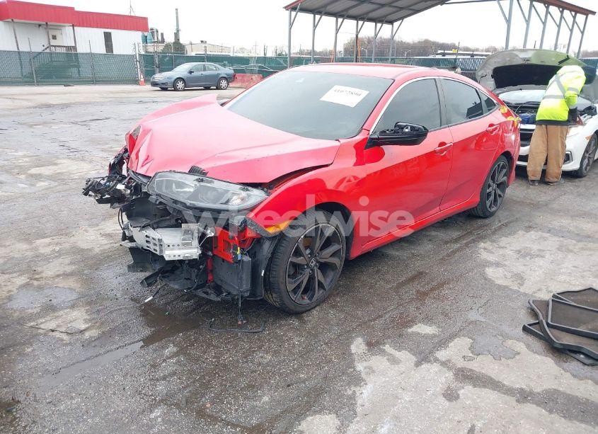 Photo 2 of 2019 Honda Civic SPORT (VIN 2HGFC2F86KH573897)