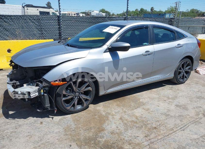 Photo 2 of 2019 Honda Civic SPORT (VIN 2HGFC2F86KH605828)