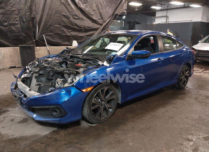 Photo 2 of 2020 Honda Civic SPORT (VIN 2HGFC2F86LH593486)