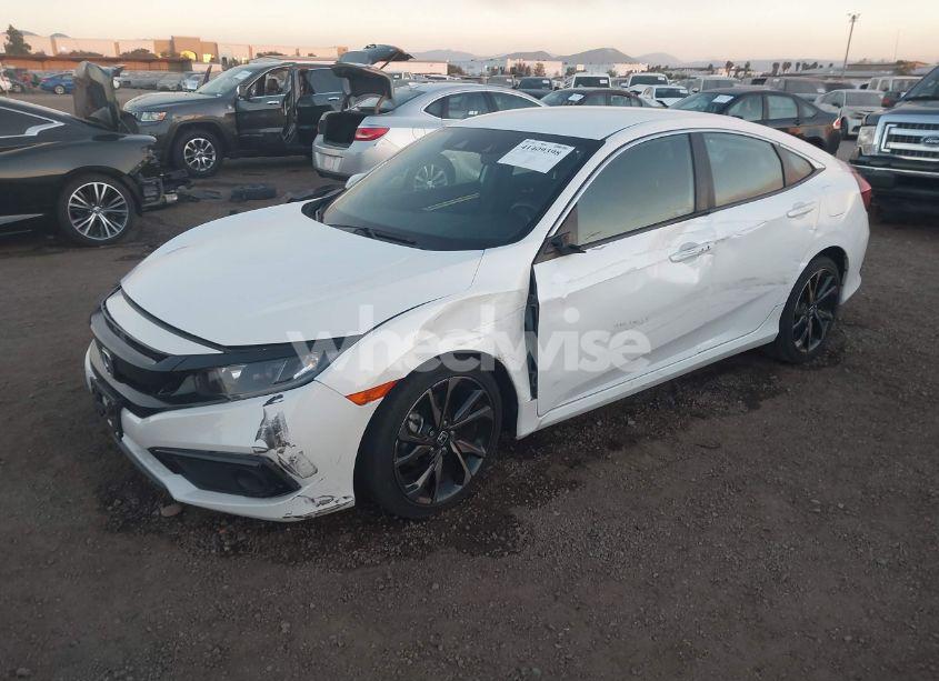 Photo 2 of 2020 Honda Civic SPORT (VIN 2HGFC2F86LH594833)