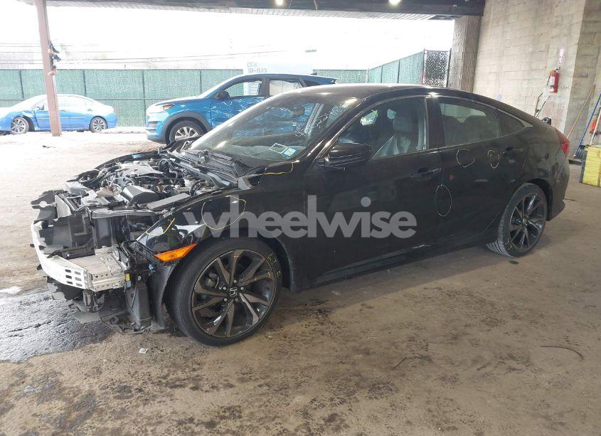 Photo 2 of 2021 Honda Civic SPORT (VIN 2HGFC2F86MH508129)