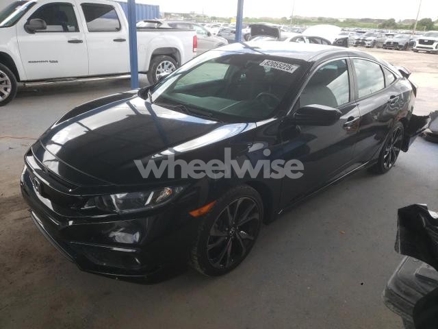 Photo 2 of 2021 HONDA CIVIC SPORT (VIN 2HGFC2F86MH536240)