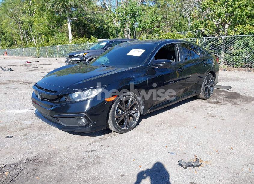 Photo 2 of 2021 Honda Civic SPORT (VIN 2HGFC2F86MH551028)