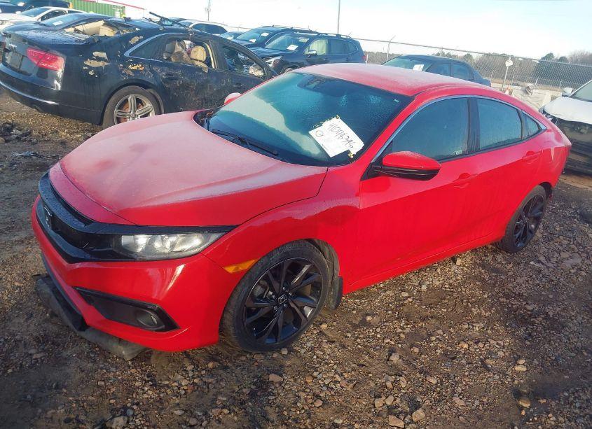 Photo 2 of 2019 Honda Civic SPORT (VIN 2HGFC2F87KH524319)