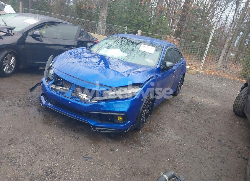 Photo 2 of 2019 Honda Civic SPORT (VIN 2HGFC2F87KH525180)