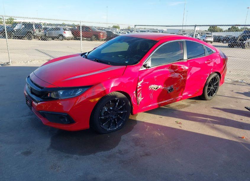 Photo 2 of 2019 Honda Civic SPORT (VIN 2HGFC2F87KH593821)