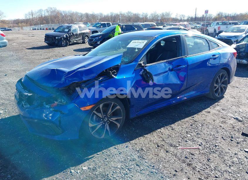 Photo 2 of 2020 Honda Civic SPORT (VIN 2HGFC2F87LH516979)