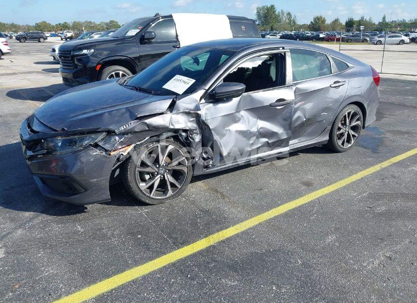 Photo 2 of 2020 Honda Civic SPORT (VIN 2HGFC2F87LH554129)