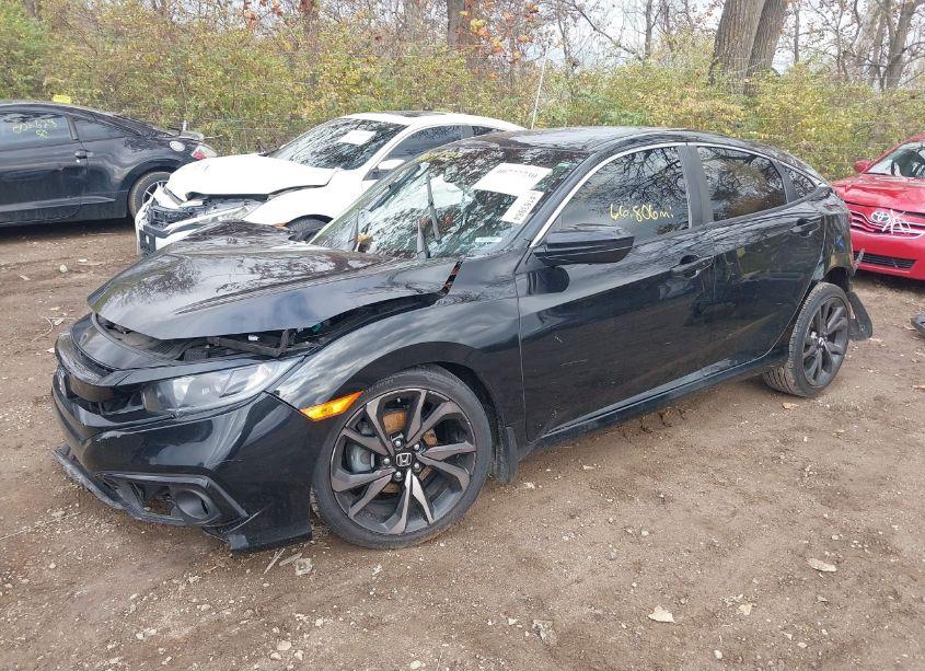 Photo 2 of 2020 Honda Civic SPORT (VIN 2HGFC2F87LH557015)