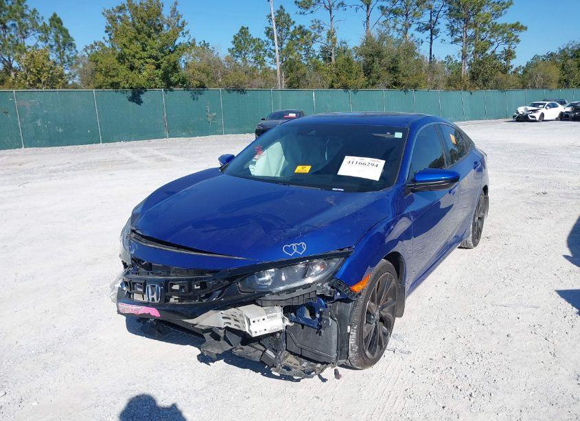 Photo 2 of 2020 Honda Civic SPORT (VIN 2HGFC2F87LH601644)