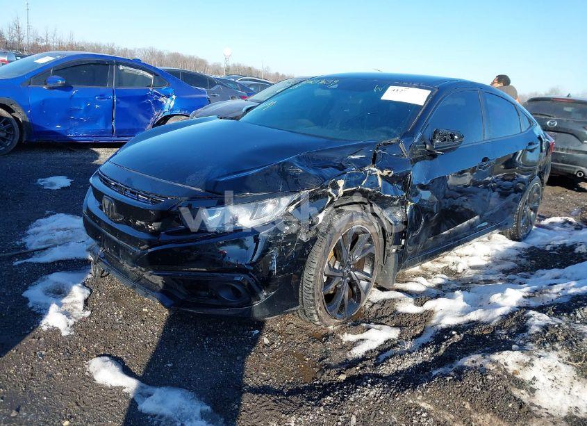 Photo 2 of 2021 Honda Civic SPORT (VIN 2HGFC2F87MH506728)