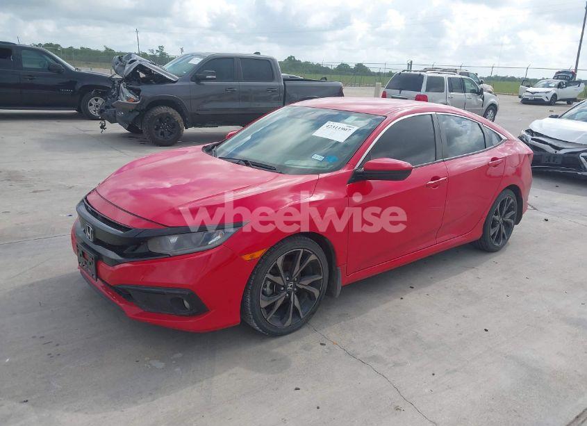 Photo 2 of 2021 Honda Civic SPORT (VIN 2HGFC2F87MH539535)