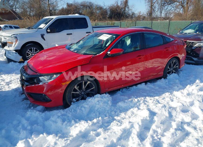 Photo 2 of 2019 Honda Civic SPORT (VIN 2HGFC2F88KH551903)