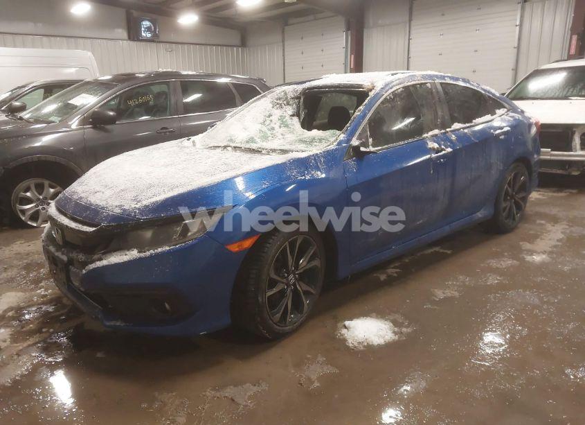 Photo 2 of 2019 Honda Civic SPORT (VIN 2HGFC2F88KH594086)