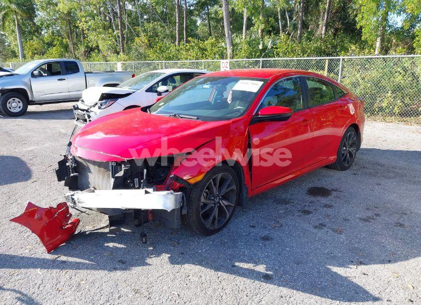 Photo 2 of 2021 Honda Civic SPORT (VIN 2HGFC2F88MH513302)