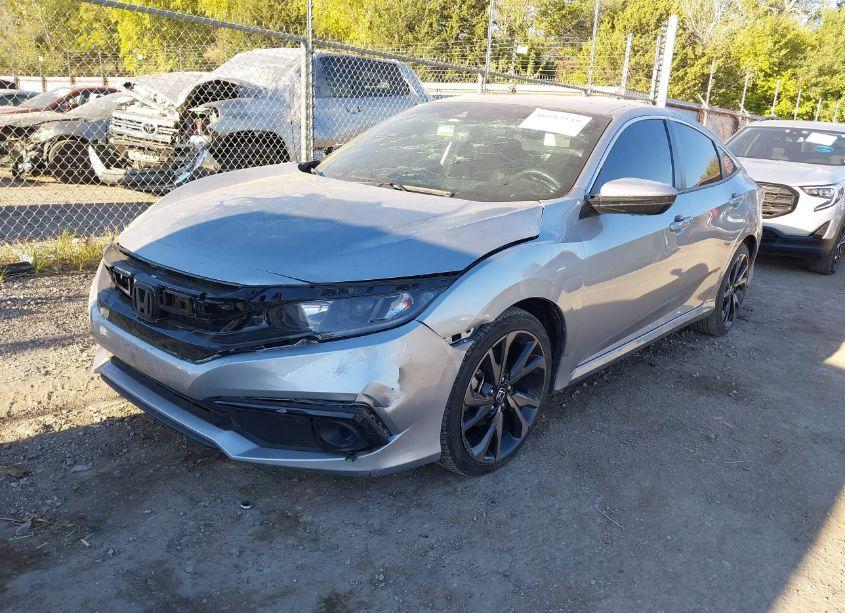 Photo 2 of 2021 Honda Civic SPORT (VIN 2HGFC2F88MH558885)