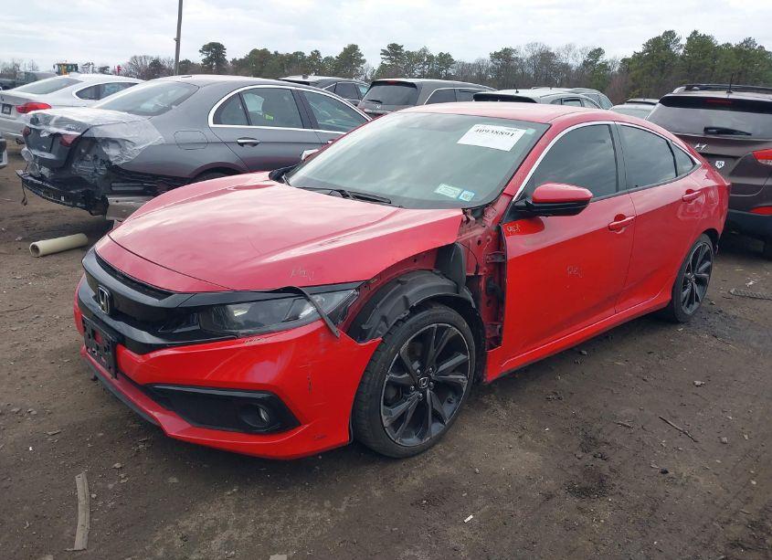 Photo 2 of 2020 Honda Civic SPORT (VIN 2HGFC2F89LH550289)