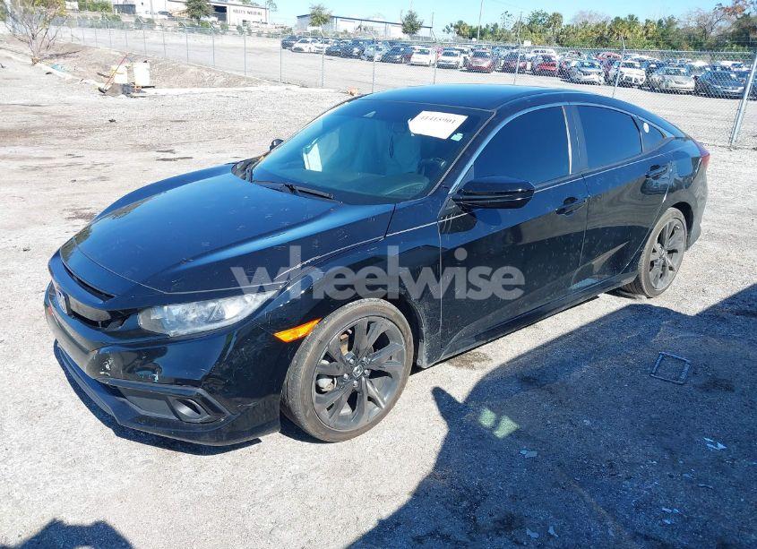 Photo 2 of 2020 Honda Civic SPORT (VIN 2HGFC2F89LH583437)