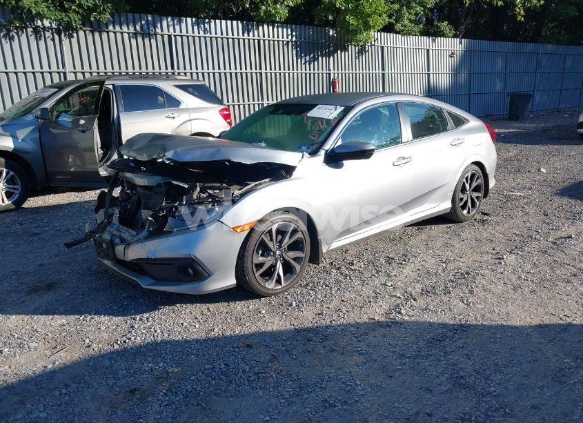 Photo 2 of 2019 Honda Civic SPORT (VIN 2HGFC2F8XKH502749)