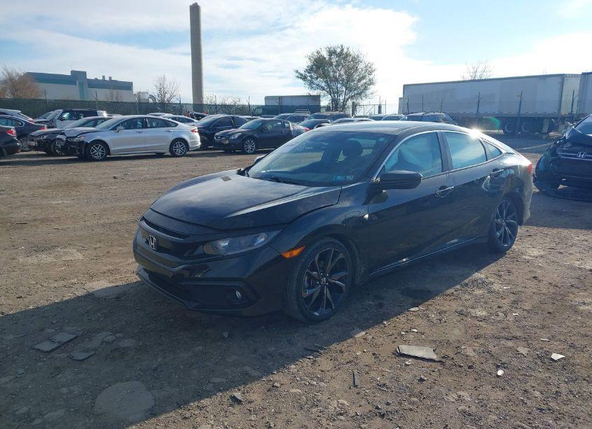 Photo 2 of 2019 Honda Civic SPORT (VIN 2HGFC2F8XKH506347)