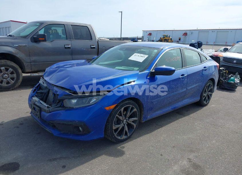 Photo 2 of 2019 Honda Civic SPORT (VIN 2HGFC2F8XKH511399)