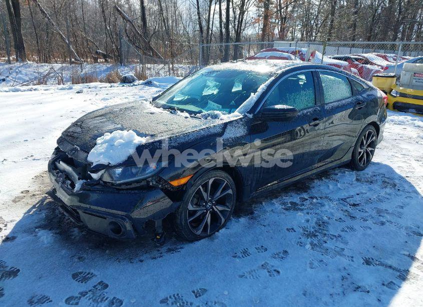 Photo 2 of 2019 Honda Civic SPORT (VIN 2HGFC2F8XKH539610)
