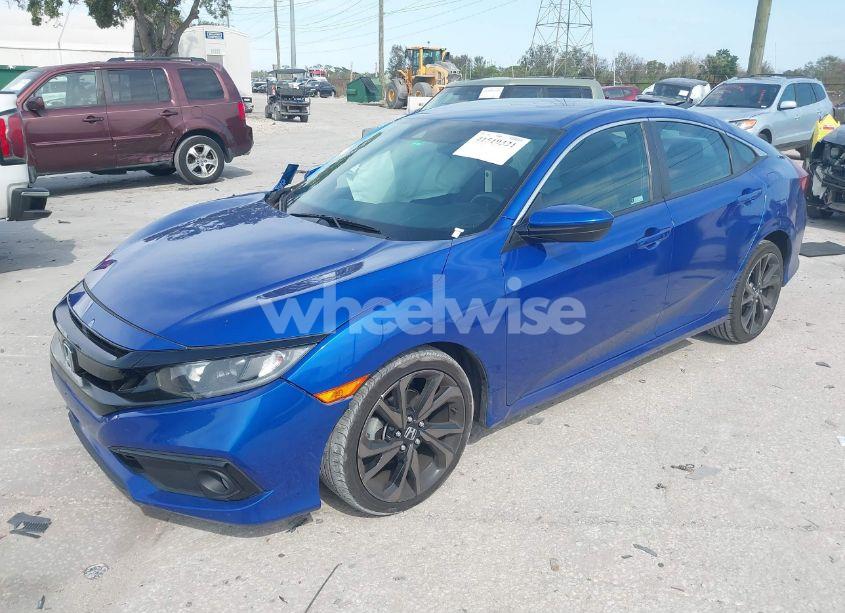 Photo 2 of 2019 Honda Civic SPORT (VIN 2HGFC2F8XKH547657)