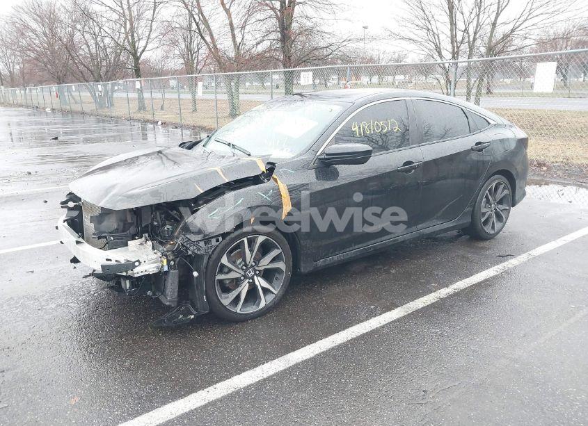 Photo 2 of 2019 Honda Civic SPORT (VIN 2HGFC2F8XKH590993)