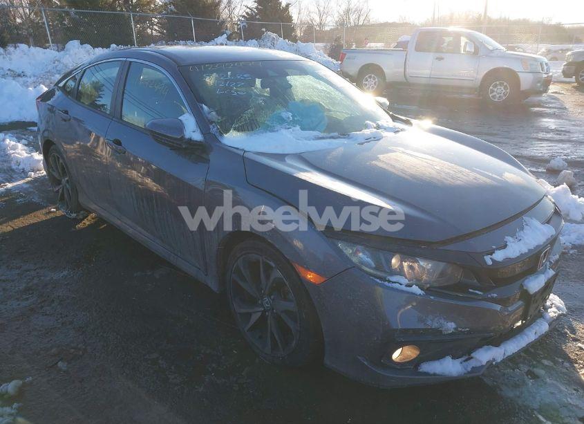 2019 Honda Civic SPORT (VIN 2HGFC2F8XKH595529) main photo