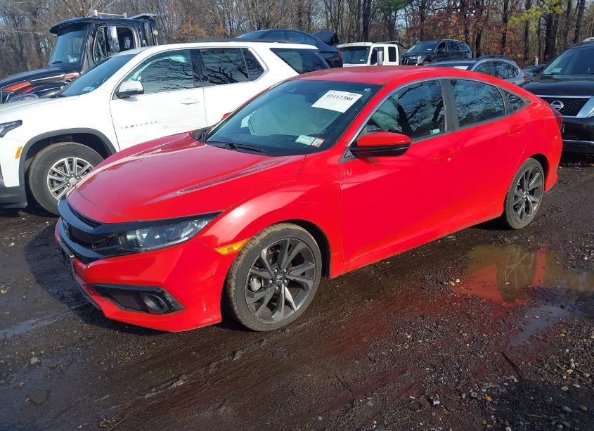 Photo 2 of 2019 Honda Civic SPORT (VIN 2HGFC2F8XKH605007)