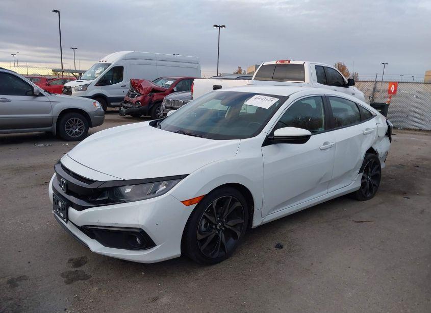 Photo 2 of 2020 Honda Civic SPORT (VIN 2HGFC2F8XLH523165)
