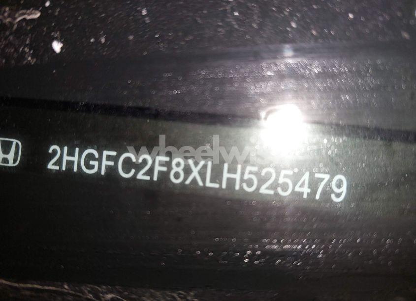 Photo 9 of 2020 Honda Civic SPORT (VIN 2HGFC2F8XLH525479)