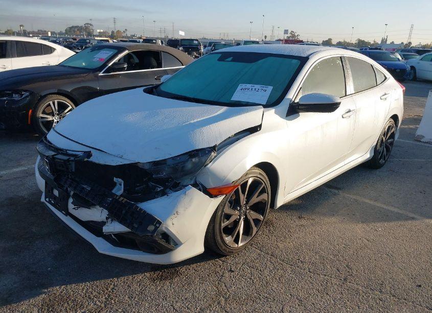 Photo 2 of 2020 Honda Civic SPORT (VIN 2HGFC2F8XLH544923)