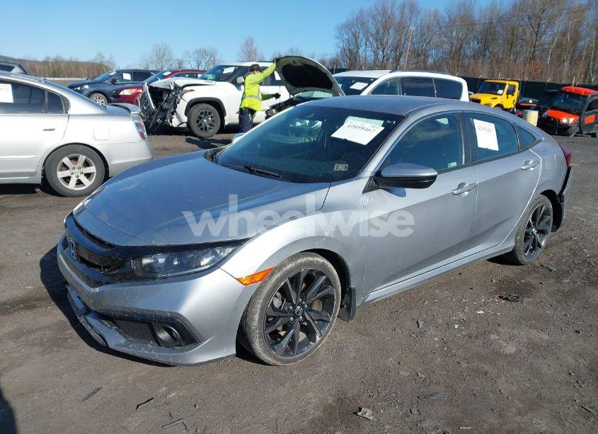 Photo 2 of 2020 Honda Civic SPORT (VIN 2HGFC2F8XLH549040)