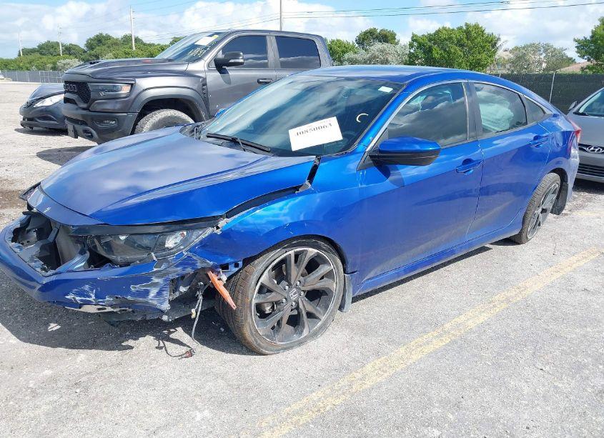 Photo 2 of 2020 Honda Civic SPORT (VIN 2HGFC2F8XLH582216)