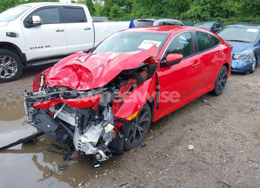 Photo 2 of 2020 Honda Civic SPORT (VIN 2HGFC2F8XLH599307)