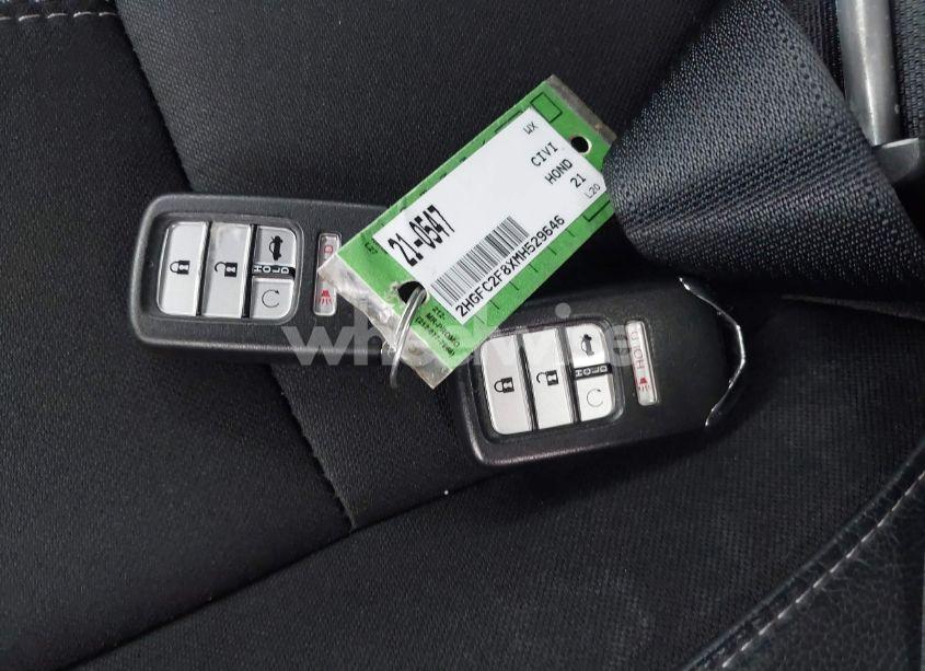 Photo 11 of 2021 Honda Civic SPORT (VIN 2HGFC2F8XMH529646)