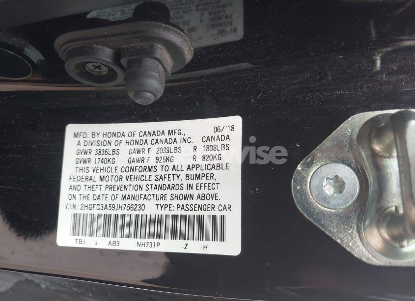 Photo 9 of 2018 Honda Civic SI (VIN 2HGFC3A59JH756230)