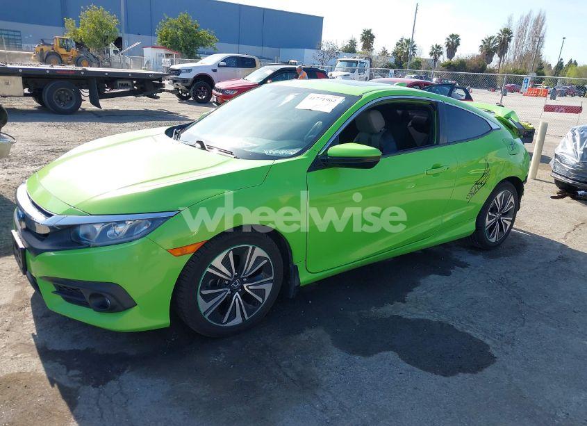 Photo 2 of 2016 Honda Civic EX-L (VIN 2HGFC3B70GH350314)