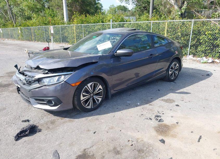 Photo 2 of 2018 Honda Civic EX-L (VIN 2HGFC3B72JH353433)