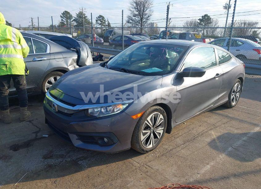 Photo 2 of 2018 Honda Civic EX-L (VIN 2HGFC3B73JH357135)