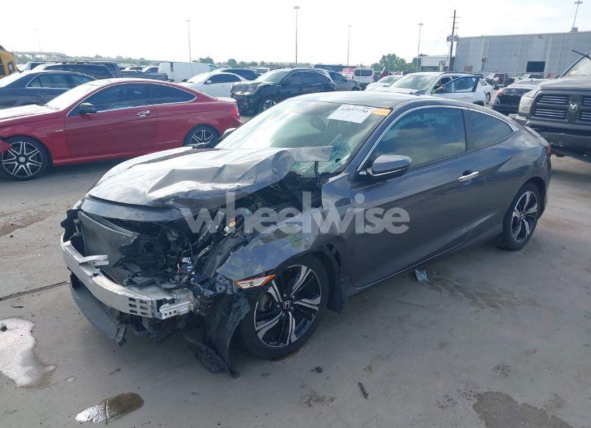 Photo 2 of 2018 Honda Civic TOURING (VIN 2HGFC3B9XJH356050)