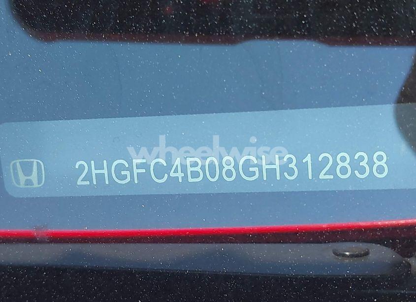 Photo 18 of 2016 Honda Civic LX-P (VIN 2HGFC4B08GH312838)
