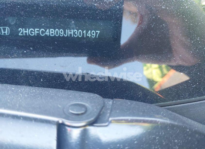 Photo 9 of 2018 Honda Civic LX-P (VIN 2HGFC4B09JH301497)