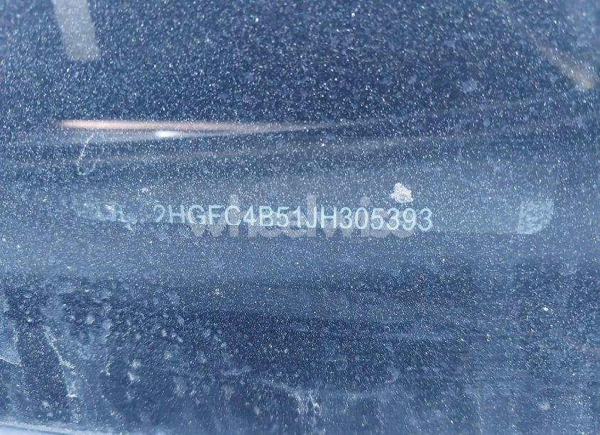 Photo 9 of 2018 Honda Civic LX (VIN 2HGFC4B51JH305393)