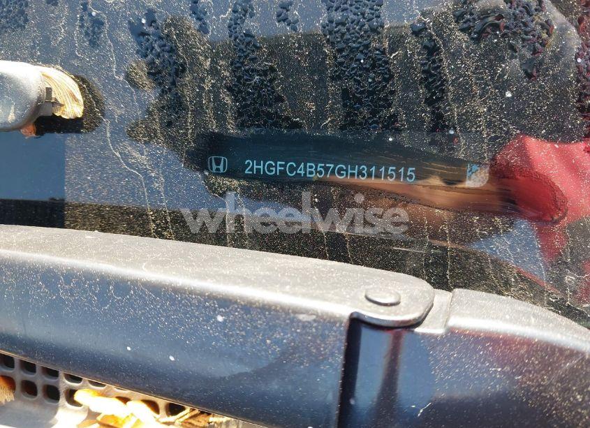 Photo 9 of 2016 Honda Civic LX (VIN 2HGFC4B57GH311515)