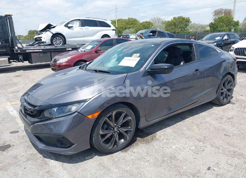 Photo 2 of 2020 Honda Civic SPORT (VIN 2HGFC4B85LH301554)